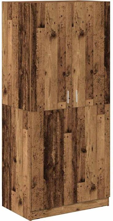 Produktbild VidaXL Kleiderschrank Altholz-Optik 80x52x180 cm Holzwerkstoff Schrank (80 x 52 x 180 cm)