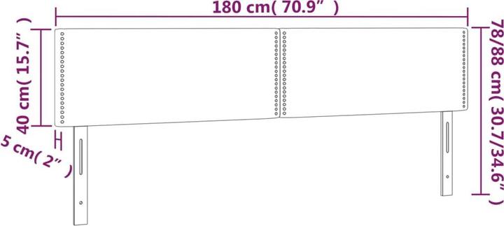 Immagine prodotto VidaXL Zobor (180 x 5 x 88 cm)