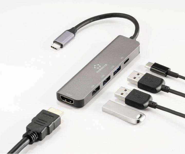 Immagine prodotto Renkforce RF-DKS-903 (USB-C, 5 Porti)