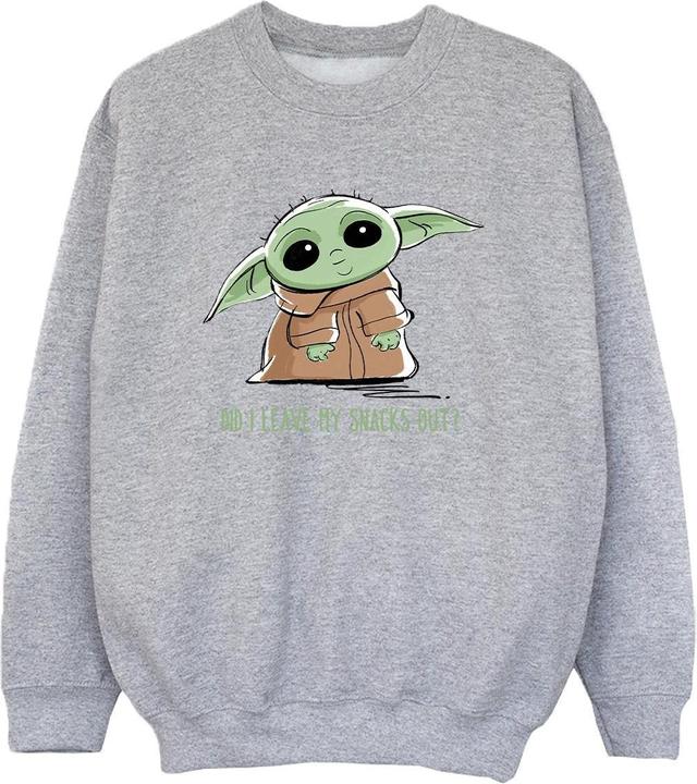 Produktbild Star Wars The Mandalorian Grogu Snacks Meme Sweatshirt Jungen (128)