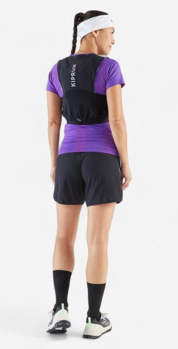Image du produit Kiprun T-shirt running & trail sans couture femme - run 500 confort slim violet (XS)