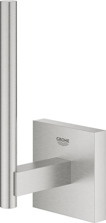 Image du produit Grohe Start Cube QuickFix Distributeur de papier toilette de réserve, adhésif, supersteel