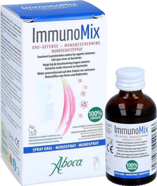 Immagine prodotto Aboca Maschera Viso Spray Immunomix (30 ml, Spray per bocca)