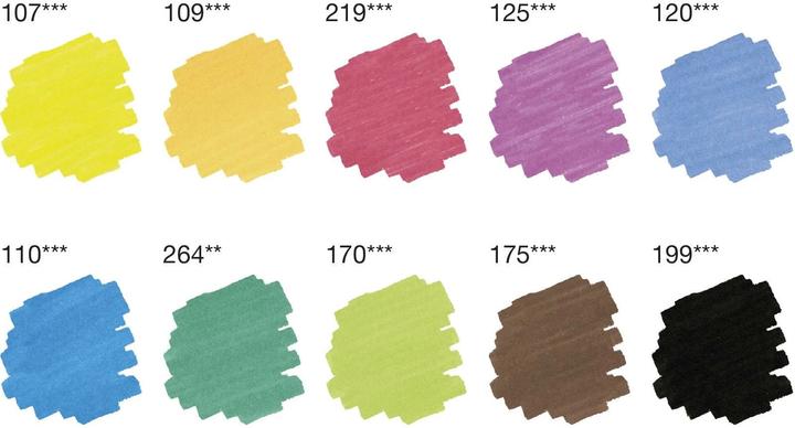Image du produit Faber-Castell Crayon à encre de Chine (Multicolore, 10 x)