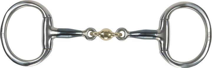 Actual product image Shires Iron (Non Stainless) Double Broken Olive Head Snaffle