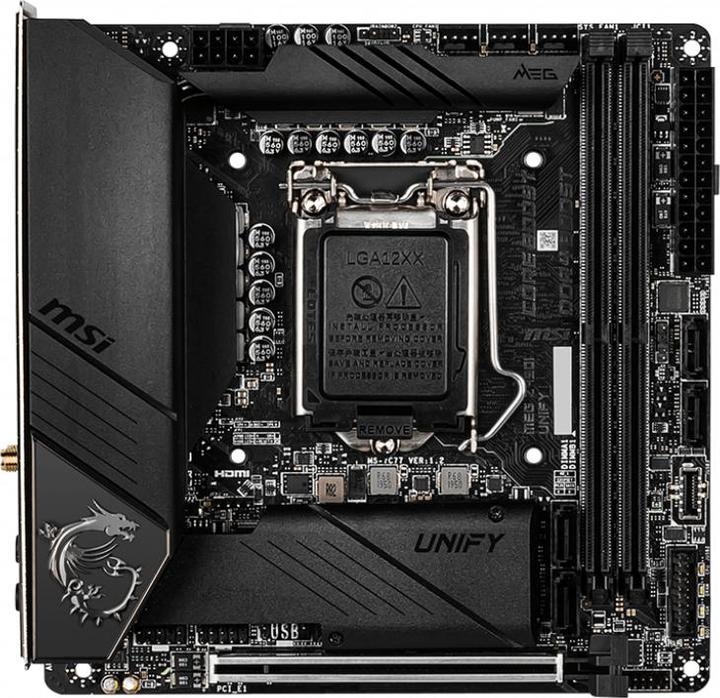Immagine prodotto MSI MPG Z490i UNIFY (LGA 1200, Intel Z490, Mini-ITX)