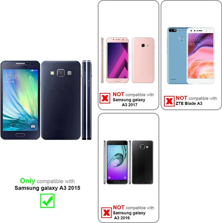 Immagine prodotto Cadorabo Copertina magnetica invisibile del libro (Samsung Galaxy A3)