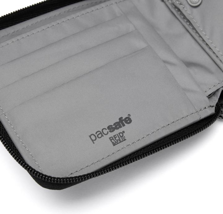 Actual product image Pacsafe RFIDsafe Zip Around Wallet schwarz