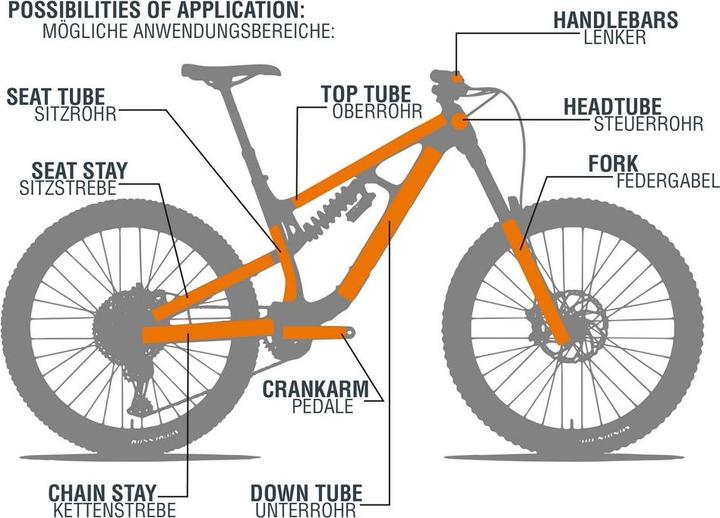 Produktbild Foliatec Lackschutzfolie Fahrrad / Bike