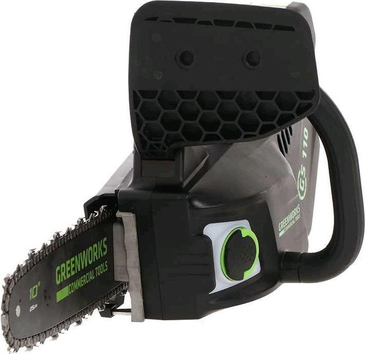 Image du produit Greenworks GD40TCS 40V grandininis pjūklas 10″ (be akumuliatoriaus ir kroviklio) (Tronçonneuse à batterie)
