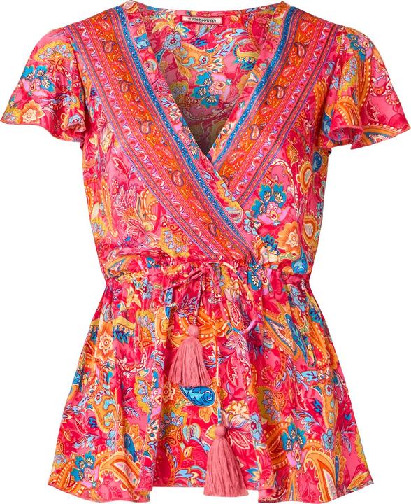 Actual product image Joe Browns Tropical Palm Print Relaxed Co-Ord Top