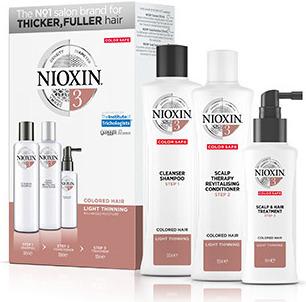 Produktbild Nioxin Starter Set 3, 2x/1x50ml (350 ml, Flüssiges Shampoo)