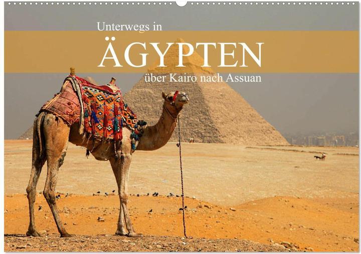 Image du produit Unterwegs in gypten - ber Kairo nach Assuan (Wandkalender 2025 DIN A2 quer), Monatskal (A2, Allemand)