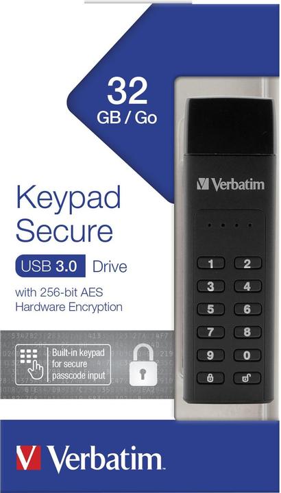 Produktbild Verbatim Keypad Secure (32 GB, USB-A)
