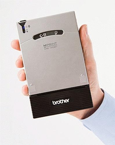 Actual product image Brother MW-145BT, Direct thermal, 300 x 300 DPI, Wired & Wireless, Lithium-Ion (Li-Ion), Black