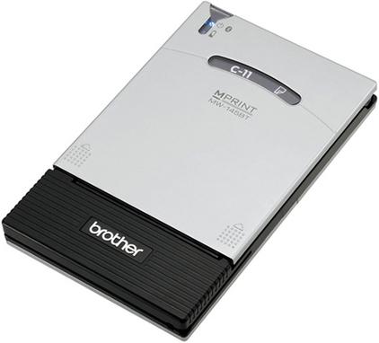 Actual product image Brother MW-145BT, Direct thermal, 300 x 300 DPI, Wired & Wireless, Lithium-Ion (Li-Ion), Black