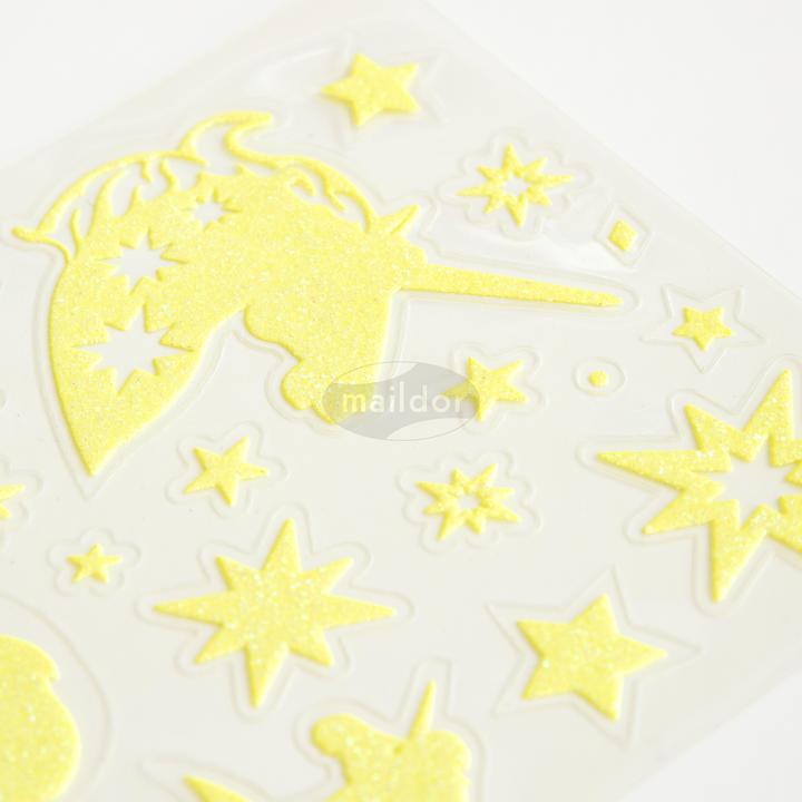 Immagine prodotto Clairefontaine Motif Sticker Fosfo Unicorno 2 fogli, 56 adesivi