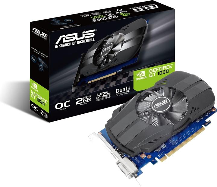 Actual product image ASUS GeForce PH GT 1030 O2G OC (2 GB)