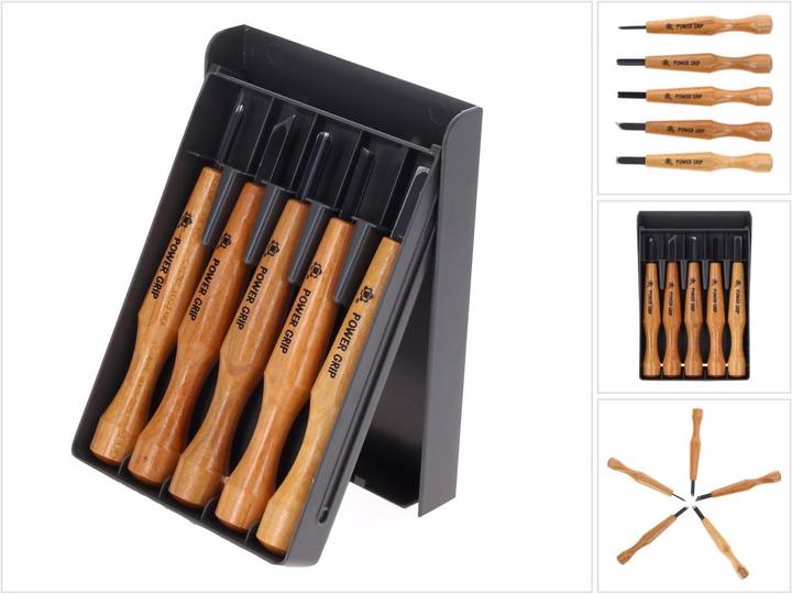 Produktbild Shogun Mikisyo Power Grip Holz Schnitzmesser 5er Set