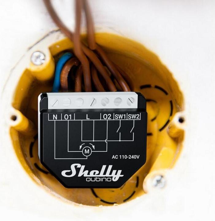 Produktbild Shelly Qubino Wave Shutter (Schaltaktor, Rolladenaktor)