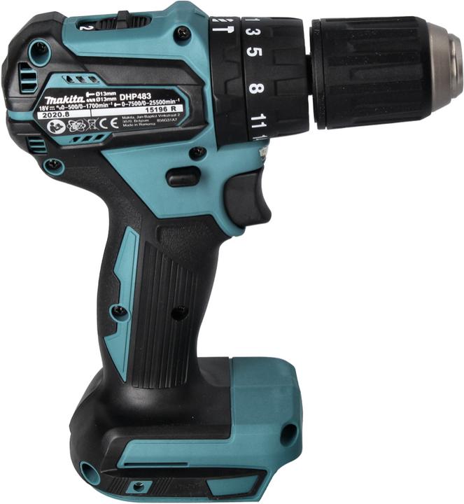 Produktbild Makita DHP 483 F1 Akku Schlagbohrschrauber 18 V 40 Nm Brushless + 1x Akku 3,0 Ah - ohne Ladegerät (Akkubetrieb)