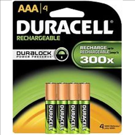 Actual product image Duracell Recharge Ultra (4 pcs., AAA, 900 mAh)