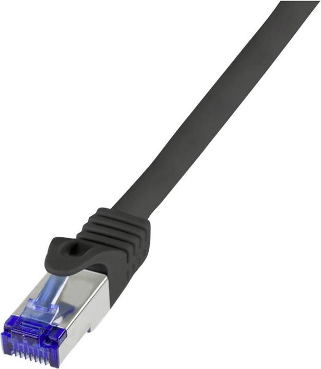 Image du produit LogiLink C6A123S RJ45 CAT 6a S/FTP 30m noir 1p. (S/FTP, CAT6a, 30 m)