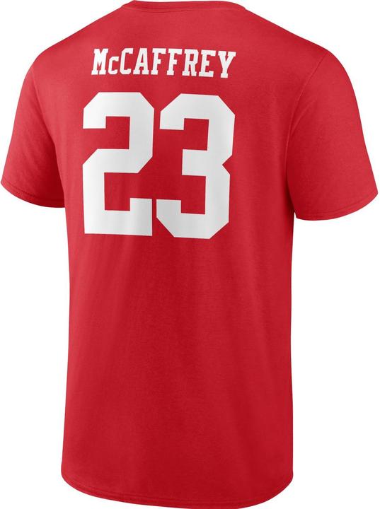 Actual product image Fanatics NFL San Francisco 49ers Shirt #23 Christian McCaffrey - S (S)