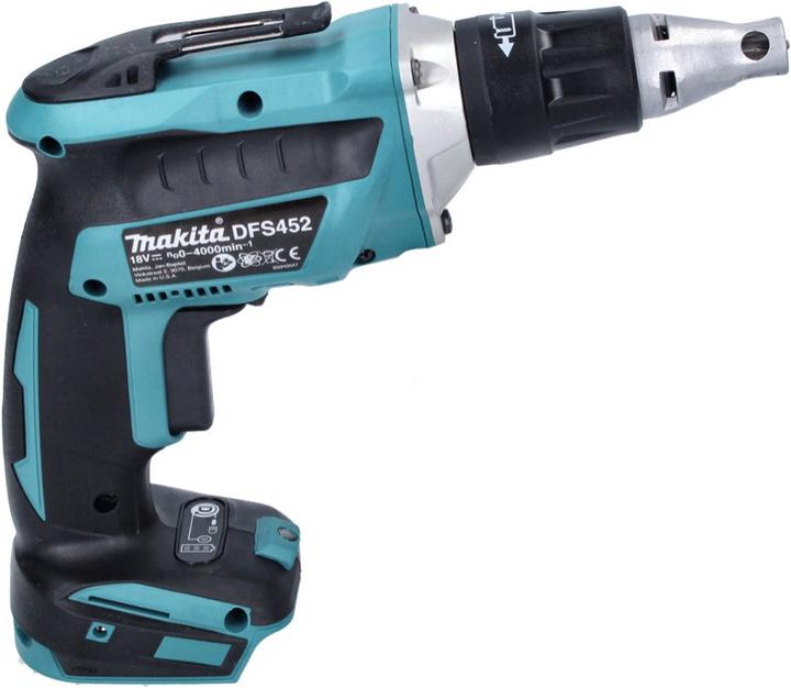 Produktbild Makita DFS 452 RF Akku Schnellbauschrauber 18 V Brushless + 2x Akku 3,0 Ah + Ladegerät (Akkubetrieb)