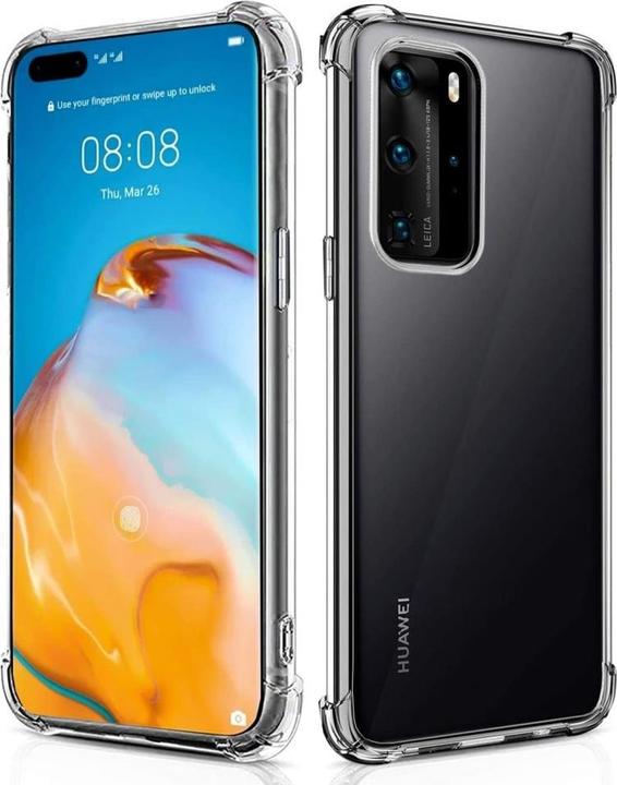 Produktbild Screenguard Huawei P40 Pro Hülle Crystal Soft Airbag Bumper (Huawei P40 Pro+)