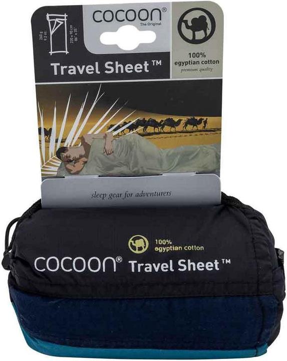 Actual product image Cocoon TravelSheet Egyptian Cotton (220 cm)