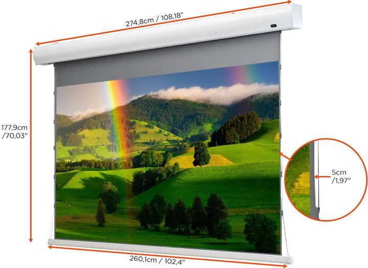 Immagine prodotto Celexon HomeCinema Tension Dynamic Slate ALR (109.65", 16:9)