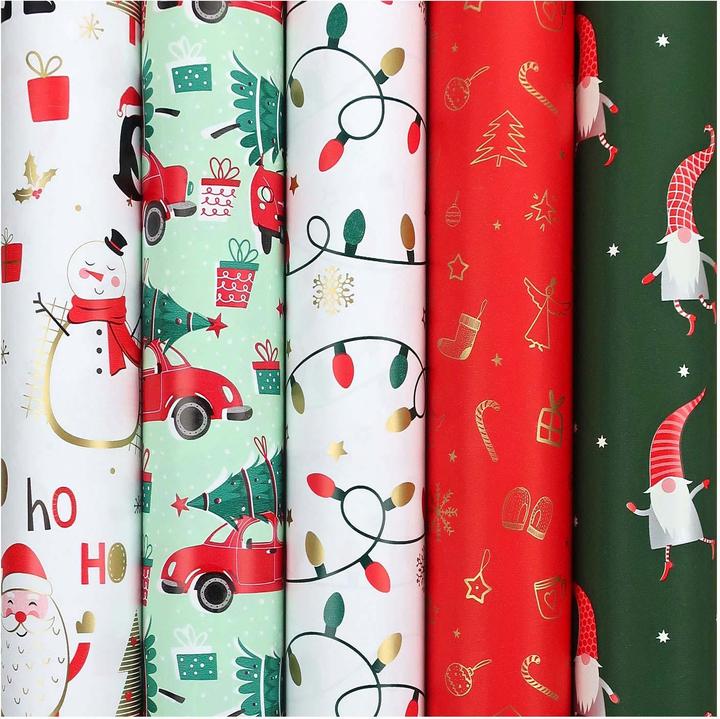 Produktbild Rotolux Geschenkpapier Weihnachtskollektion, 50 Rollen (Geschenkpapier)