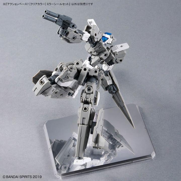 Actual product image Bandai GUNDAM - Action Base 7 (Clear Colour) Mirror Stickers Set - Model Kit