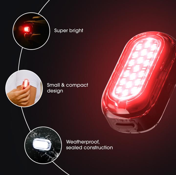 Actual product image Lumos Firefly Mini Bike Light