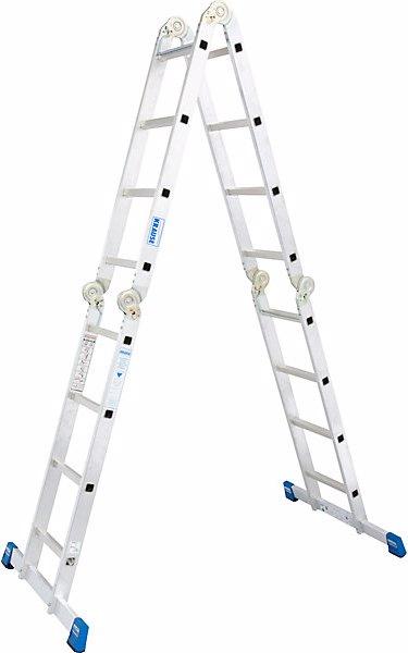 Image du produit Krause Escabeau universel articulé STABILO, utilisable comme échelle ou escabeau, 4 x 4 (Échelle simple, 575 cm)