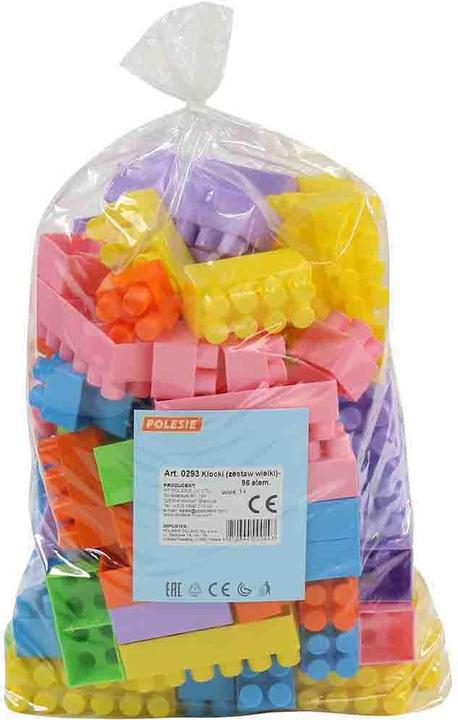 Actual product image Polesie 0293, Building blocks 96-piece set