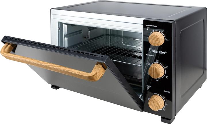 Immagine prodotto Bestron Forno grill da 31 litri, serie Black & Wood