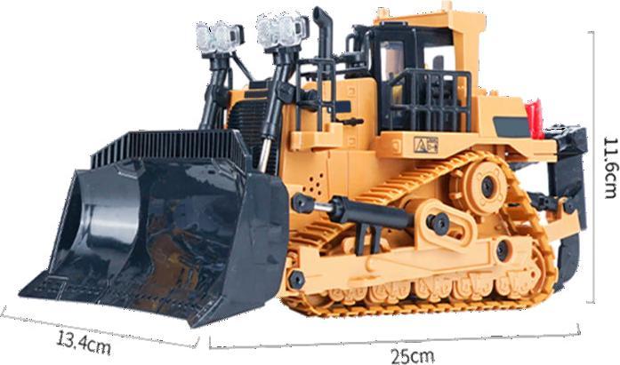 Produktbild Hermex Ferngesteuerte Schubraupe Spielzeug Bulldozer Baufahrzeugmodelle 1:20