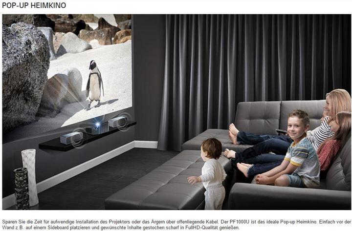 Image du produit LG Pf1000u (Full HD, 1000 lm, 0.29:1)