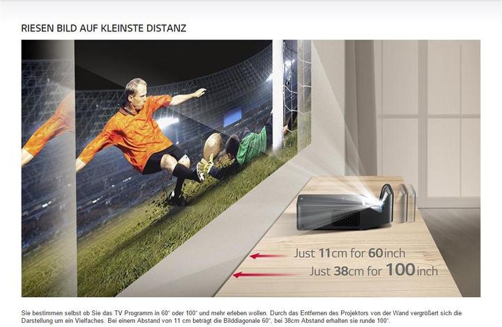 Image du produit LG Pf1000u (Full HD, 1000 lm, 0.29:1)