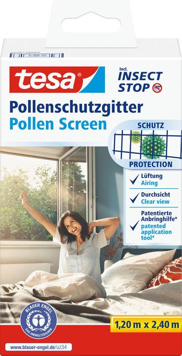 Immagine prodotto tesa Griglia anti-polline, per chi soffre di allergie, richiudibile con nastro velcro autoadesivo (120 x 240 cm)