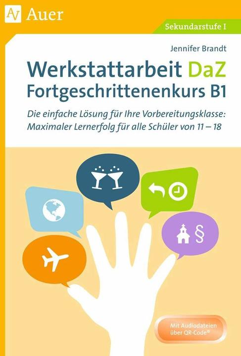 Actual product image Werkstattarbeit DaZ - Fortgeschrittenenkurs B1 (German, Jennifer Brandt, 2023)
