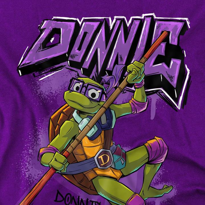 Immagine prodotto Teenage Mutant NT Maglietta Donatello Graffiti Uomo (4XL)
