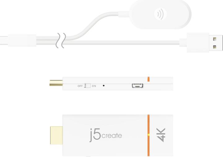 j5Create Screencast 4K wireless Display (0.01 m, HDMI)