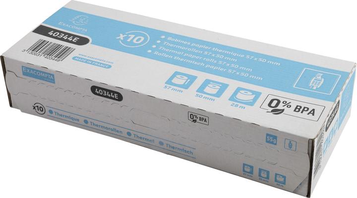 Image du produit Exacompta Bob 1pli therm 55g 5 7x50mm-28m (boite10)