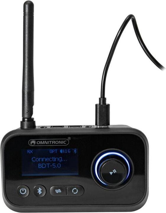 Actual product image Omnitronic BDT-5.2PRO Aptx HD Bluetooth transceiver