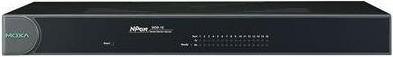 Actual product image Moxa NPORT 5630-8 - 8-port RS-422485 rackmount device server with RJ45 connections and 100 to 240 VAC