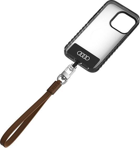 Immagine prodotto Audi smycz uniwersalna do telefonu 28cm 10mm Pelle brązowy/marrone AU-HSLSL-GT/D1-BN