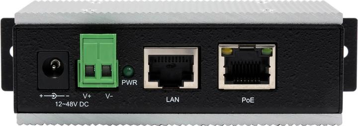 Produktbild Exsys GmbH PoE Gigabit Injektor, Metall Gehäuse (bis 24V) -40C bis +75C (802.3af (PoE), 802.3at (PoE+), 30 W)